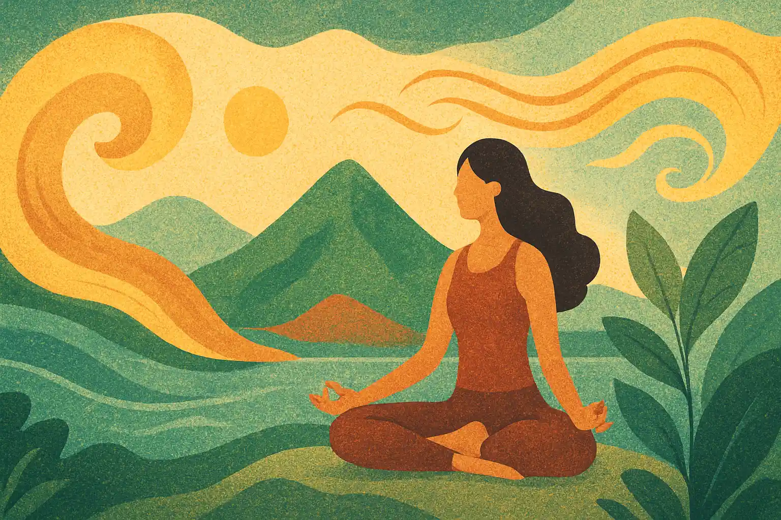 Soft composition representing a calm and balanced everyday lifestyle